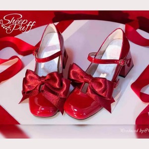 Love Knot Sweet Lolita Shoes By Sheep Puff (SPF02)